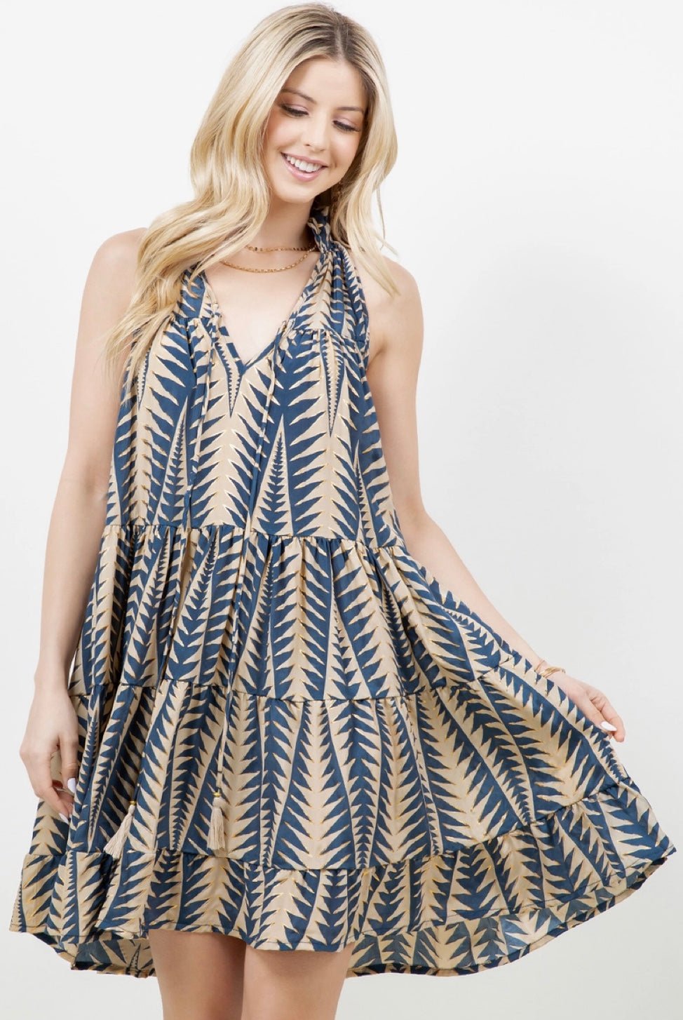 Short Tiered Dress - chic life.com