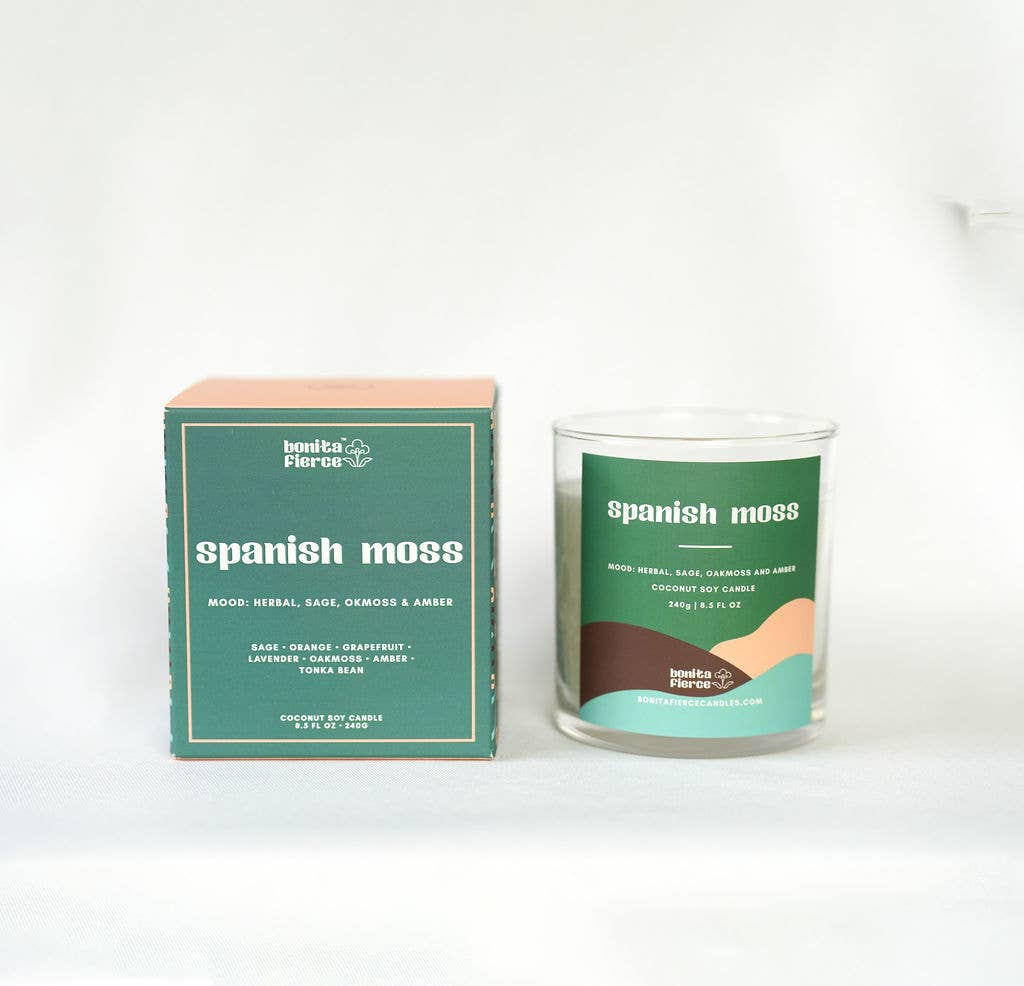 Spanish Moss Candle by Bonita Fierce - chic life.com