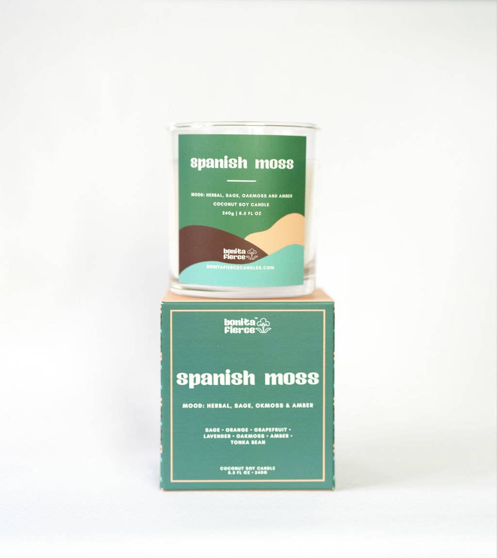 Spanish Moss Candle by Bonita Fierce - chic life.com