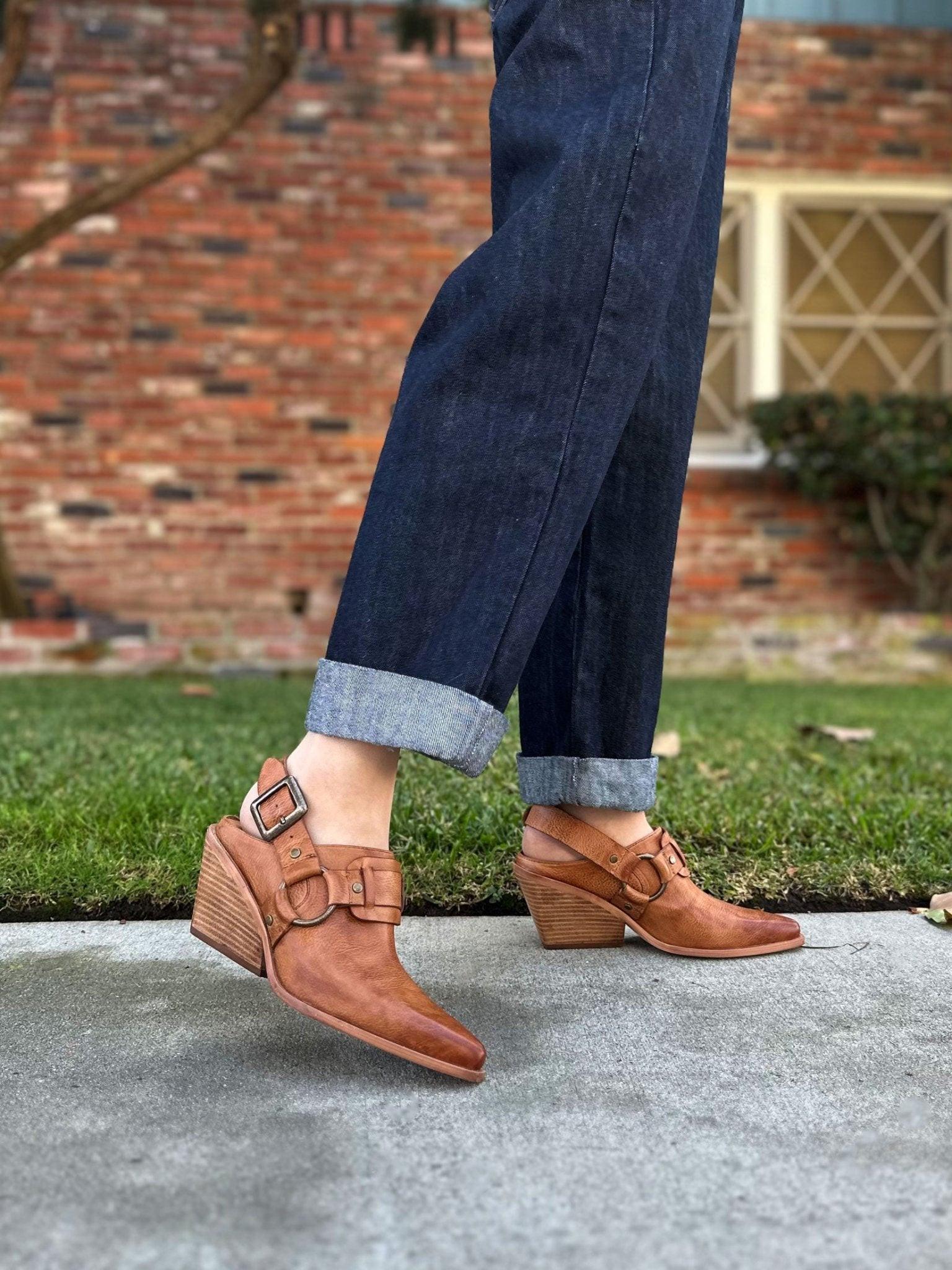 Tan Slingback Heels by Seychelles - chic life.com