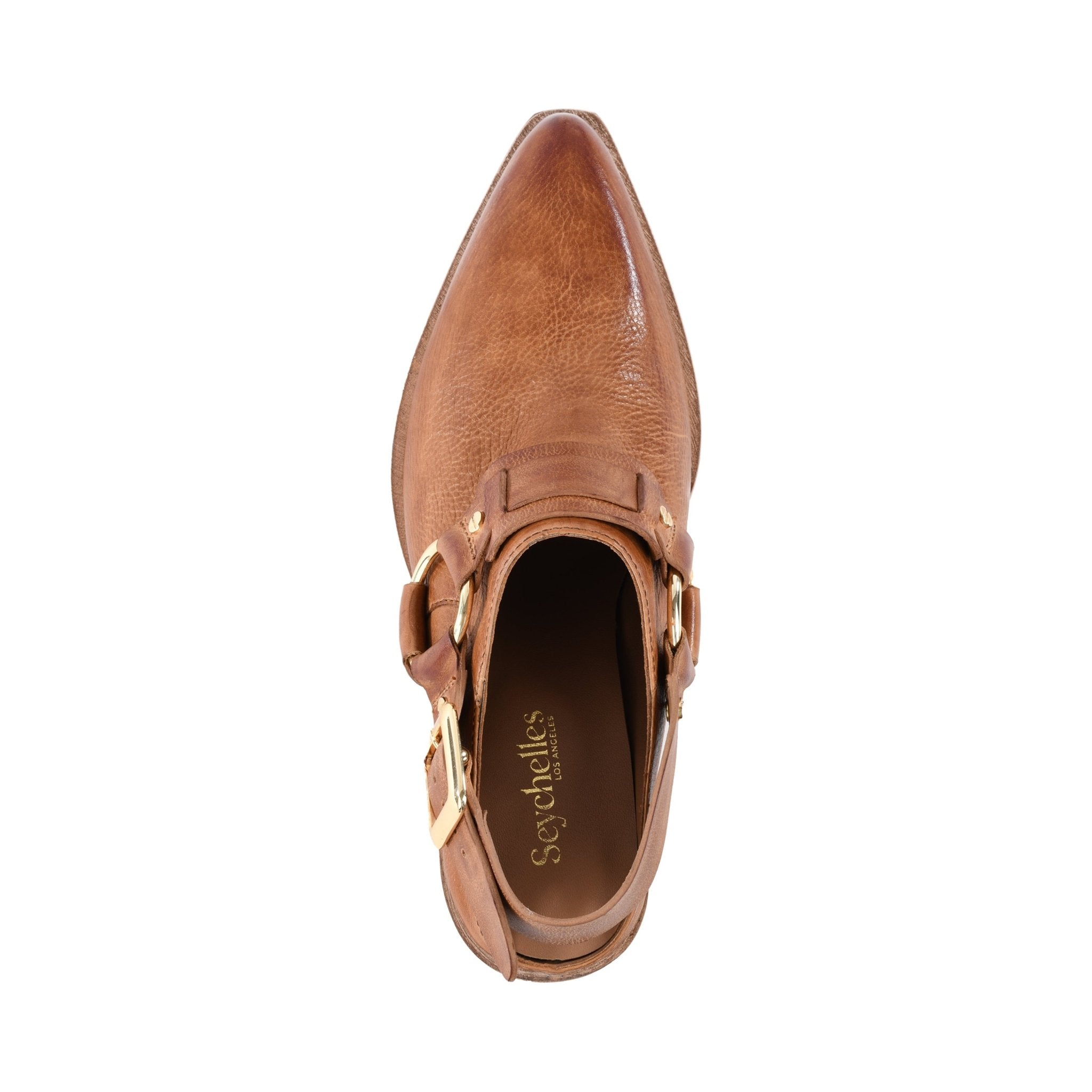 Tan Slingback Heels by Seychelles - chic life.com