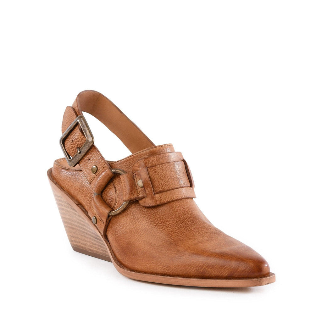 Tan Slingback Heels by Seychelles - chic life.com