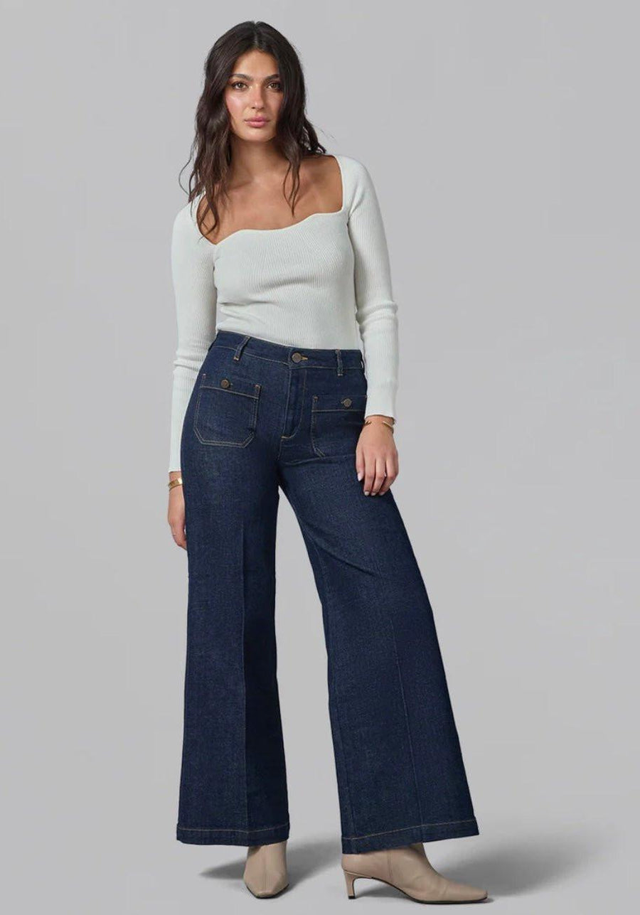 Ultra High Rise Wide Leg Jeans