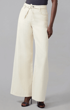 Ultra Rise Wide Leg Pin Striped Jeans - Chic Life
