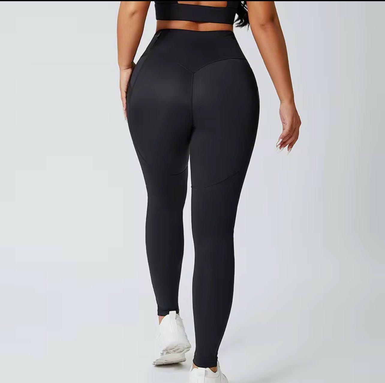 V Waist Yoga Leggings - chic life.com
