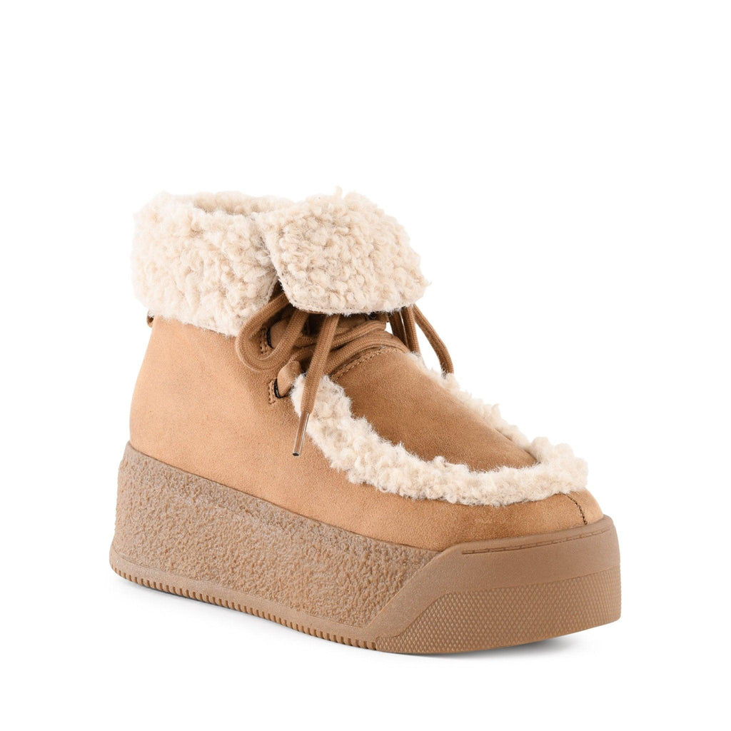 Warm and Fuzzy Boots - Vegan Suede - chic life.com